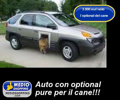 Medioshopping Auto con optional pure per il cane!!!