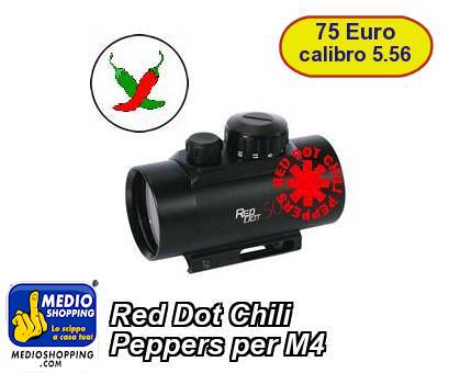 Medioshopping Red Dot Chili Peppers per M4